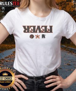 Official Round21 FEVER Ladies Tee featuring a stylish design for women, perfect for sports enthusiasts and casual wear.