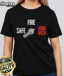 Official Safe Semi John Wick Ladies Tee featuring a stylish design for fans of the John Wick franchise.