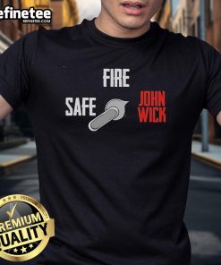 Official Safe Semi John Wick T-Shirt featuring bold graphics and a stylish design for fans of the action movie franchise.
