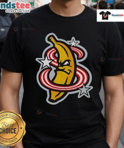 Official Savannah Bananas Stars & Stripes July 06, 2025 game t-shirt featuring vibrant colors and team logo.