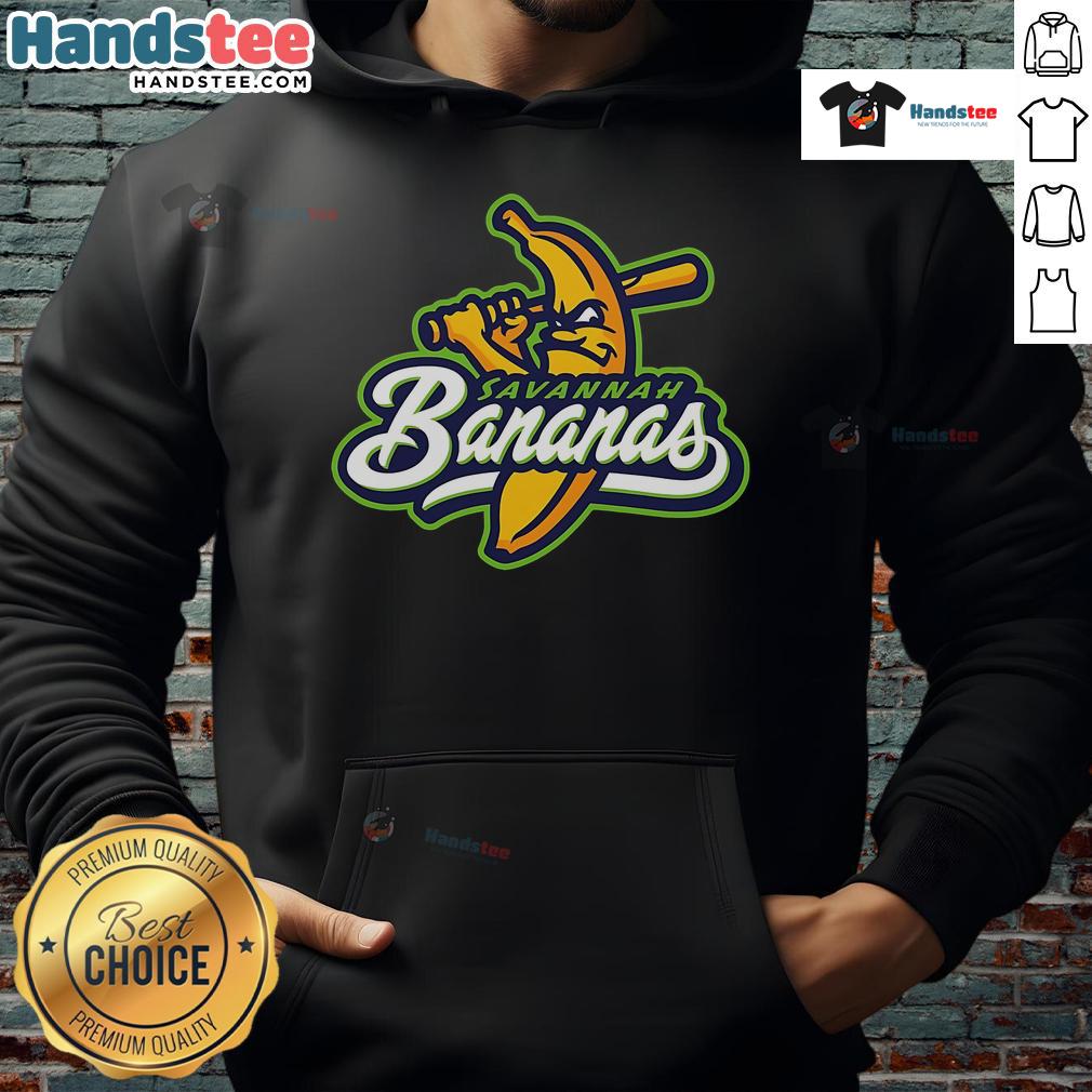 Official Savannahsbananas Logo Hoodie Official Savannah Bananas logo hoodie featuring vibrant colors and stylish design for fans and sports enthusiasts.
