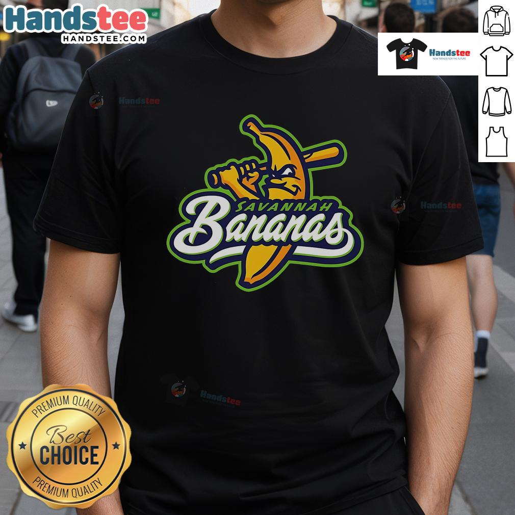 Official Savannahsbananas Logo T Shirt Official Savannah Bananas logo t-shirt featuring vibrant colors and a playful design for fans of the baseball team.