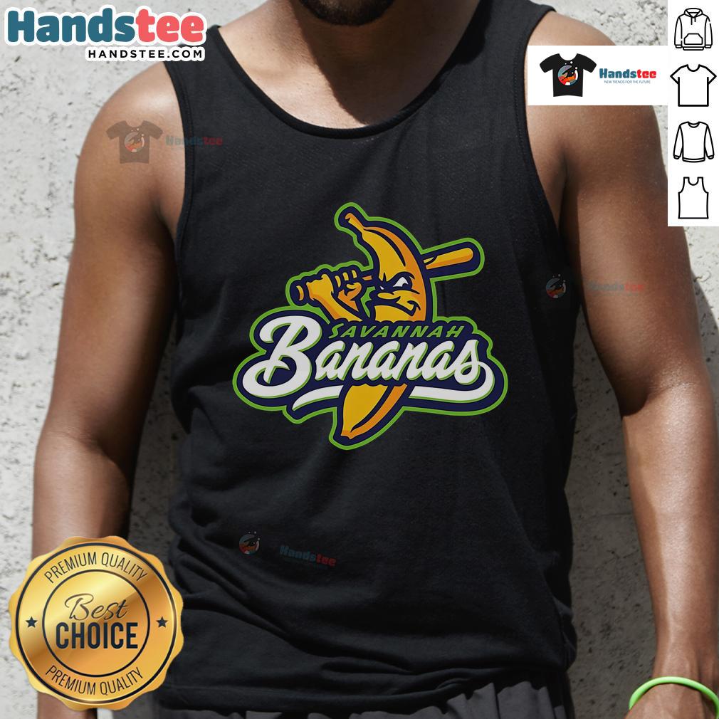 Official Savannahsbananas Logo Tank Top Official Savannah Bananas logo tank top featuring vibrant colors and stylish design for fans and supporters.