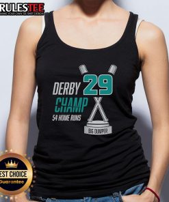 Alt Text: Official Seattle Mariners Cal Raleigh 29 Derby Champ Big Dumper Tank Top featuring team logo and vibrant design.