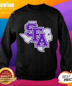 Official SFA Primary Logo Texas Sweatshirt featuring the vibrant SFA logo on a cozy, stylish sweatshirt design.
