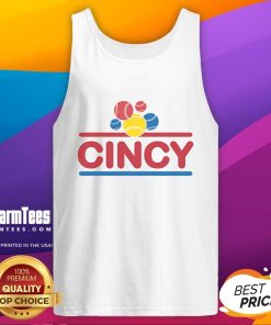 Official Shake N Bake Cincy Tank Top featuring a stylish design for fans, perfect for summer outings and casual wear.