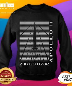 Official Shockwaves Apollo 11 retro space sweatshirt featuring vintage NASA graphics and a stylish design for space enthusiasts.