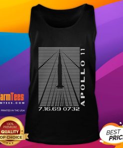 Alt Text: Official Shockwaves Apollo 11 Retro Space Tank Top featuring a vintage design inspired by the moon landing.