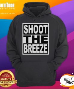 Stylish Official Shoot the Breeze Hoodie in navy, perfect for casual wear and showcasing your unique style.