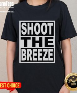 Official Shoot The Breeze Ladies Tee in vibrant colors, showcasing a stylish design perfect for casual wear.
