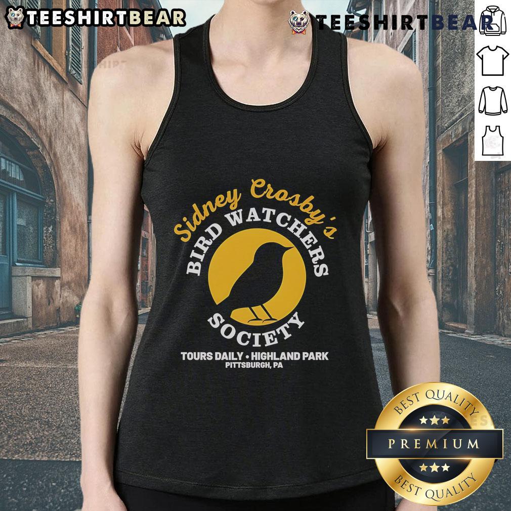 Official Sidney Crosby's Bird Teacher Society Tours Daily Highland Park Pittsburgh PA Tank Top Official-Sidney-Crosbys-Bird-Teacher-Society-Tours-Daily-Highland-Park-Pittsburgh-PA-Tank-Top