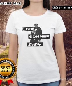 Alt Text: Official Sido Live Sommer Festival 2024 Ladies Tee featuring vibrant design and comfortable fit for fans.