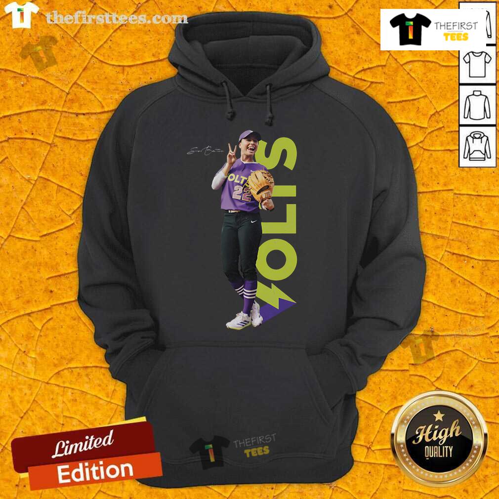 Official Sis Bates Volts Hoodie Official Sis Bates Volts Hoodie in navy blue, featuring the team's logo and stylish design for fans and athletes.