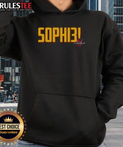 Alt Text: Official Sophie Cunningham Indiana SOPHI3 hoodie in black, featuring a stylish design and comfortable fit for fans.