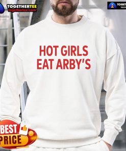 Alt Text: Sophie Cunningham in a stylish Hot Girls Eat Arby's sweatshirt, showcasing her trendy casual outfit and vibrant personality.