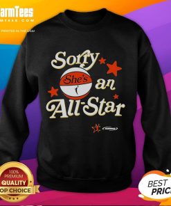Official Sorry Shes An All-Star WNBA Sweatshirt in stylish design, perfect for fans celebrating women's basketball talent.