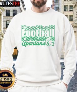 Official Spartans Football sweatshirt featuring team logo, perfect for fans and casual wear on game day.