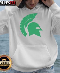 Official Spartans Logo Hoodie featuring a bold design and comfortable fit, perfect for fans of the Spartans team.