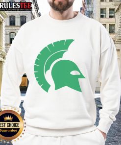 Official Spartans Logo Sweatshirt featuring a bold design and comfortable fit for fans of the Spartans team.
