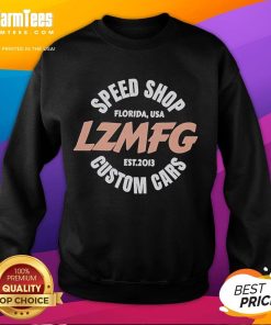 Custom Cars sweatshirt from Official Speed Shop Florida USA, established 2013, showcasing automotive passion and style.