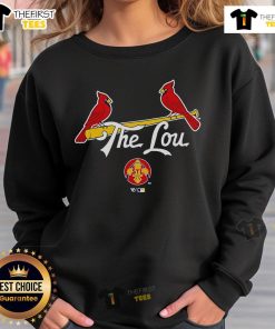 Official St. Louis Cardinals The Lou Logo Sweatshirt featuring vibrant team colors and stylish design for fans.