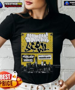 Alt Text: Official Sunami Scowl Queens New York poster featuring ladies tee design, November 7, 2025 event announcement.