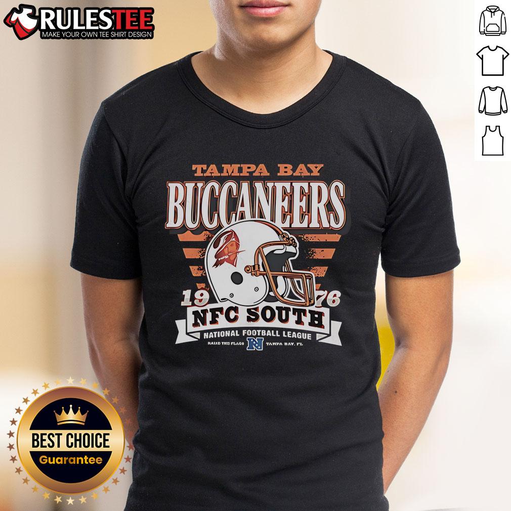 Official Tampa Bay Buccaneers Nfc South 1976 Helmet T Shirt Official Tampa Bay Buccaneers NFC South 1976 Helmet T-Shirt featuring vintage design and team colors for fans.