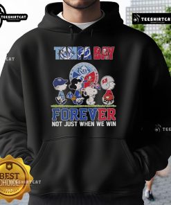 Official Tampa Bay Rays x Tampa Bay Lightning x Tampa Bay Buccaneers hoodie featuring team logos and vibrant colors.
