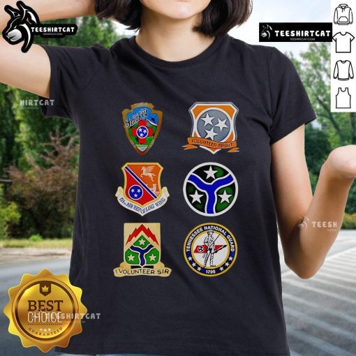 Alt Text: Official Tennessee Volunteers Smoke Grey Volunteer Spirit Ladies Tee showcasing team pride and stylish comfort.