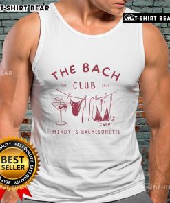 Official The Bach Club Est 2025 Mindy's Bachelorette Tank Top in stylish design for fun bridal party celebrations.