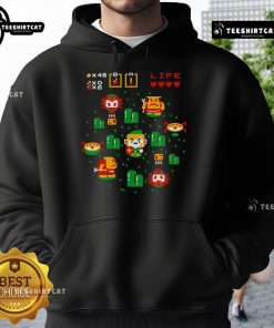 Cute hoodie featuring Link from The Legend of Zelda, perfect for fans of the Big Hero design and cozy gaming style.