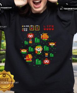 Official The Big Hero The Legend Of Zelda Link cute sweatshirt featuring vibrant graphics of Link in a playful pose.