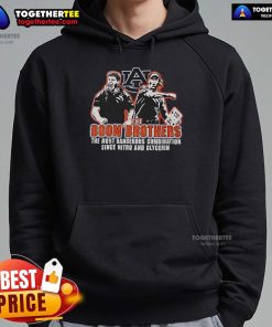 Official The Boom Brothers hoodie featuring 'The Most Dangerous Combination Since Nitro And Glycerin' design.