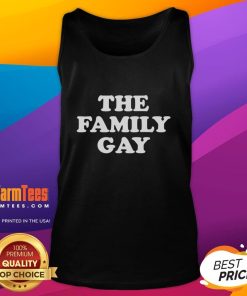 Official The Family Gay Tank Top featuring vibrant colors and a stylish design, perfect for pride events and casual wear.