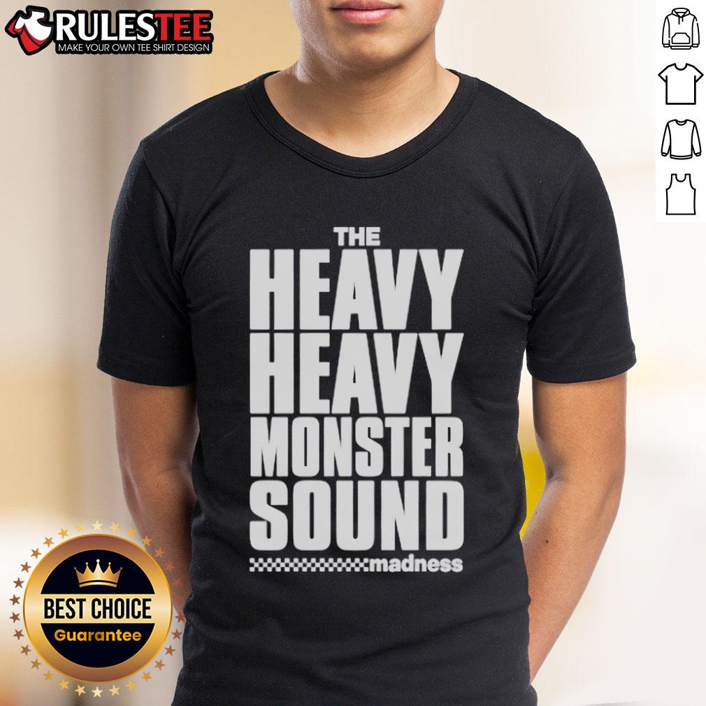 Official The Heavy Heavy Monster Sound Madness T Shirt Official The Heavy Heavy Monster Sound Madness T-Shirt featuring a bold graphic design and vibrant colors.