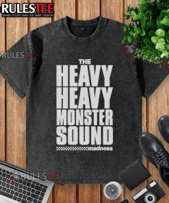 Official The Heavy Heavy Monster Sound Madness Washed T-Shirt in soft fabric, featuring vibrant graphics and a relaxed fit.