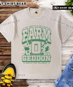Official Iowish and Irish Farm OGeddon Gaelic Football Max Collegiate washed t-shirt in casual style and vibrant colors.