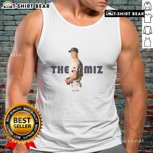 Official The Miz Jacob Misiorowski Milwaukee Brewers tank top featuring team logo and stylish design for fans.