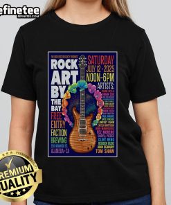 Official The Rock Poster Society poster for Alameda, CA, July 12th, 2025, featuring Guitar Ladies Tee design.