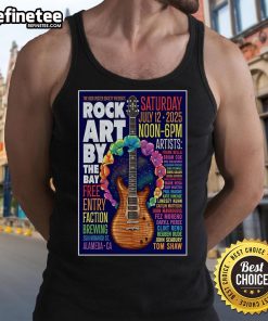 Official The Rock Poster Society tank top featuring a guitar design, available in Alameda, CA, July 12th, 2025.