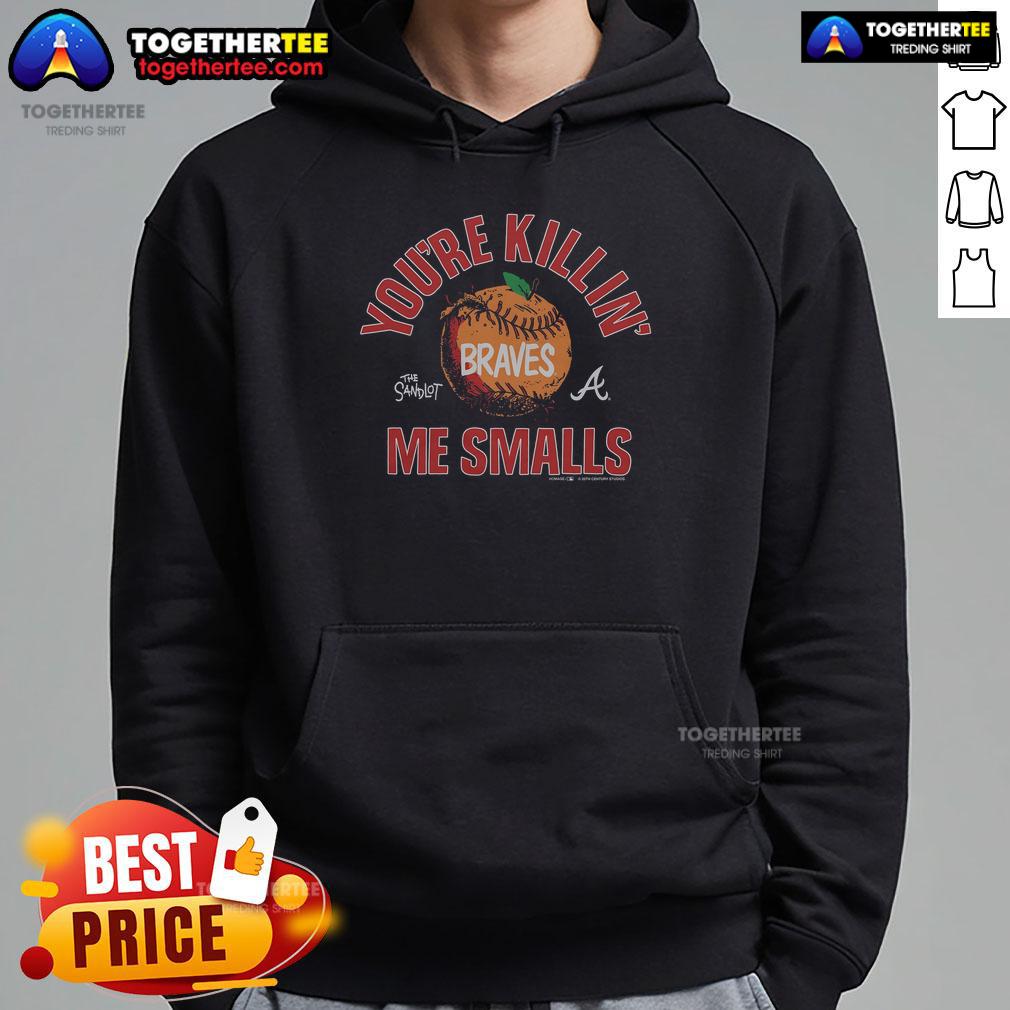 Official The Sandlot X Atlanta Braves Hoodie Official Sandlot X Atlanta Braves hoodie featuring iconic design and vibrant colors, perfect for baseball fans.