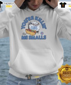 Official The Sandlot X Chicago Cubs hoodie featuring 'You're Killin Me Smalls' design, perfect for fans and collectors.