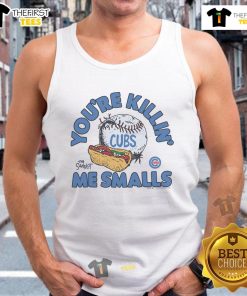 Official The Sandlot x Chicago Cubs You're Killin Me Smalls tank top featuring iconic baseball movie quote.