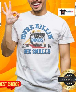 Alt Text: Official The Sandlot X Los Angeles Dodgers You'Re Killin' Me Smalls T-Shirt featuring iconic movie graphics.