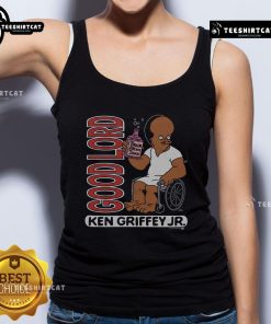 Official The Simpsons Ken Griffey Jr. Good Lord tank top featuring iconic designs and vibrant colors for fans.
