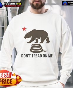 Official The Tyrant King Don't Tread On Me Sweatshirt featuring bold graphic design and comfortable fit for casual wear.