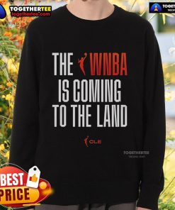Official WNBA To The Land Sweatshirt featuring team colors and logo, perfect for fans and stylish sportswear.