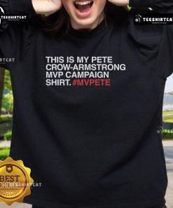 Official Pete Crow-Armstrong MVP campaign sweatshirt featuring MVPete design, perfect for fans and supporters.