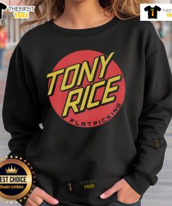Official Tony Rice Flatpicking Sweatshirt featuring a stylish design for music lovers and flatpicking guitar enthusiasts.