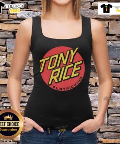 Official Tony Rice Flatpicking tank top featuring a stylish design for music lovers and flatpicking enthusiasts.